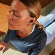 Słuchawko bezprzewodowe douszne Apple Powerbeats Fit ME2J4EE/A - Czarne