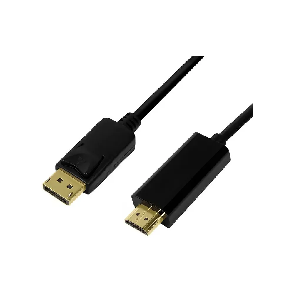 Kabel LogiLink CV0127 DisplayPort 1.2 do HDMI 1.4 - 2m, Czarny