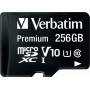 Karta pamięci Verbatim Premium MicroSDXC 256 GB Class 10 UHS-I, U1 44087 - zdjęcie poglądowe 1