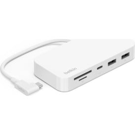 Replikator portów Belkin CONNECT USB-C 6-in-1 Multiport Hub INC011BTWH - Biały