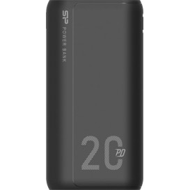 Powerbank Silicon Power QS15 20000mAh QC3.0+PD 2xUSB A 1x mUSB 1x USB C SP20KMAPBKQS150K - Czarny