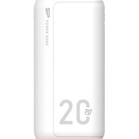 Powerbank Silicon Power QS15 20000mAh QC3.0+PD 2xUSB A 1x mUSB 1x USB C SP20KMAPBKQS150W - Biały