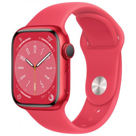 Smartwatch Apple Watch Series 8 45mm GPS aluminium w kolorze (PRODUCT)RED z paskiem sportowym w kolorze (PRODUCT)RED - MNP43WB/A