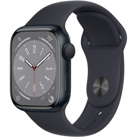 Smartwatch Apple Watch Series 8 41mm GPS aluminium w kolorze północy z paskiem sportowym w kolorze północy - MNP53WB/A