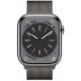 Smartwatch Apple Watch Series 8 41mm GPS + Cellular stal nierdz. mocny grafit z bransoletą mediol. mocny grafit - zdjęcie poglądowe 1