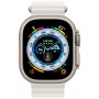 Smartwatch Apple Watch Ultra 49 mm GPS + Cellular tytan z paskiem Ocean w kolorze białym - zdjęcie poglądowe 1
