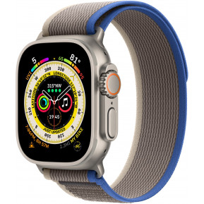 Smartwatch Apple Watch Ultra 49 mm GPS + Cellular tytan z opaską Trail w kolorze niebieskim, szarym - S, M - zdjęcie poglądowe 3