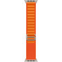 Smartwatch Apple Watch Ultra 49 mm GPS + Cellular tytan z opaską Alpine w kolorze pomarańczowym - Small - zdjęcie poglądowe 2