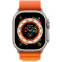 Smartwatch Apple Watch Ultra 49 mm GPS + Cellular tytan z opaską Alpine w kolorze pomarańczowym - Large - zdjęcie poglądowe 1