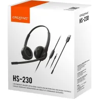 Słuchawki nauszne Creative Labs HS 230 51EF1110AA000 - Czarne
