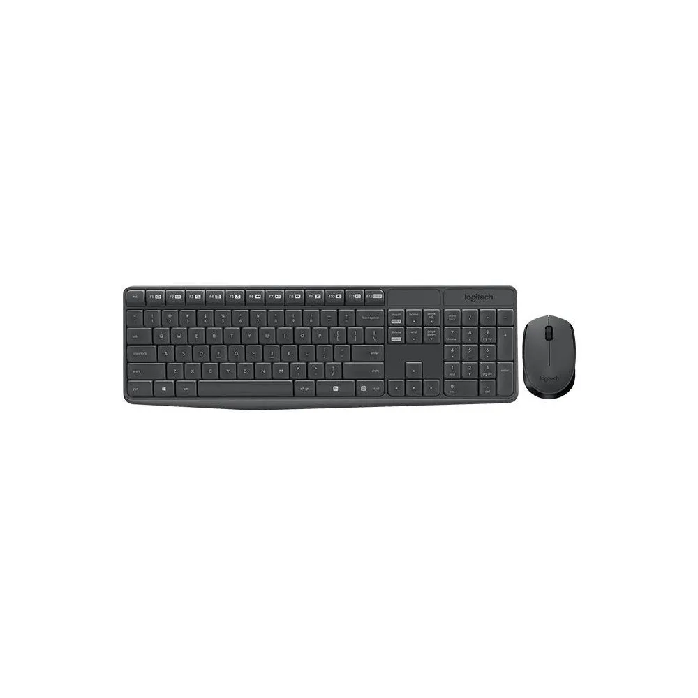 Zestaw bezprzewodowy klawiatury i myszy Logitech MK235 920-007933 - Szara | Sklep ITnes.pl - IT for BUSINESS