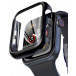 Etui ze szkłem na smartwatch Hi5 Defender Black HI51010 do Apple Watch 38 - Czarne