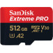 Karta pamięci SanDisk Extreme Pro microSDXC 512GB + adapter SDSQXCD-512G-GN6MA - Class 10/UHS-I/U3