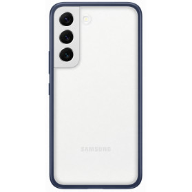 Etui na smartfon Samsung Frame Cover EF-MS901CNEGWW do Galaxy S22 5G - Niebieskie, Przezroczyste - zdjęcie 2