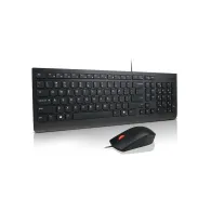 Zestaw klawiatury i myszy Lenovo Essential Wired Combo 4X31R64400 - US English 103P, Czarny