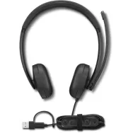 Zestaw słuchawkowy przewodowy Lenovo Wired VoIP Headset 5000 (Teams) 4XD1R88995 - Czarny