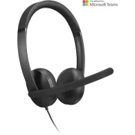 Zestaw słuchawkowy przewodowy Lenovo Wired VoIP Headset 5000 (Teams) 4XD1R88995 - Czarny