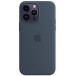 Etui na smartfon Apple Silicone Case with MagSafe MPTQ3ZM/A do iPhone 14 Pro Max - Granatowe