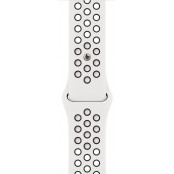 Pasek sportowy Nike Apple Watch Sport Band Regular MPH13ZM/A - 45 mm, Biały, Czarny