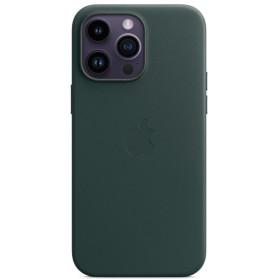 Etui skórzane Apple Leather Case z MagSafe MPPN3ZM, A do iPhone 14 Pro Max - Zielone - zdjęcie 1