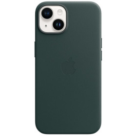 Etui skórzane Apple Leather Case z MagSafe MPP53ZM, A do iPhone 14 - Zielone - zdjęcie 3