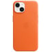 Etui skórzane Apple Leather Case z MagSafe MPP83ZM/A do iPhone 14 - Pomarańczowe