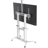 Stojak podłogowy mobilny na monitor Techly 70-120" 362183 - 140 kg/Biały | Sklep ITnes.pl - IT for BUSINESS