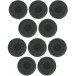 Nauszniki skórzane Jabra Ear Cushions 14101-46 do Evolve 20/30/40/65 - 10 sztuk, Czarne