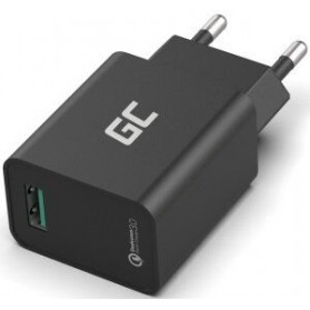 Ładowarka sieciowa Green Cell USB 18W Quick Charge 3.0 CHAR06 - Czarna