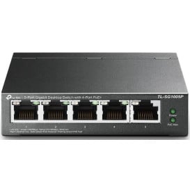 Switch niezarządzalny TP-Link TL-SG1005P - 5x 10|100|1000Mbps, POE+ 65W