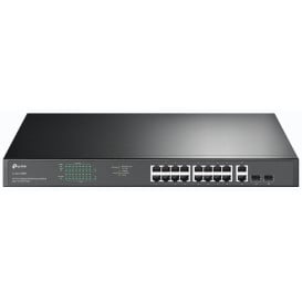 Switch niezarządzalny TP-Link TL-SG1218MP - Rack 1U/16 x LAN 10|100|1000 Mbps, 2 x combo 1Gbps RJ45|SFP, PoE+ 250W