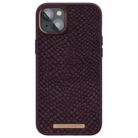 Etui na smartfon Njord by Elements z MagSafe NA42SL03 do iPhone 14 Plus - Bordowe