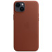 Etui skórzane Apple Leather Case z MagSafe MPPD3ZM/A do iPhone 14 Plus - Brązowe