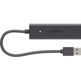 Adapter USB Logitech KMI-WDC-LOG-023 USB ,  HDMI 939-001553 - Czarny - zdjęcie 2