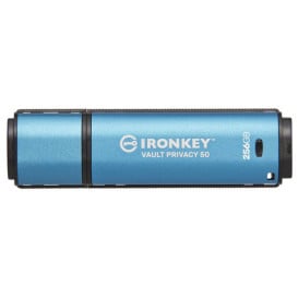 Pendrive Kingston IronKey Vault Privacy 50 256 GB USB 3.2 Gen 1 IKVP50/256GB - Niebieski