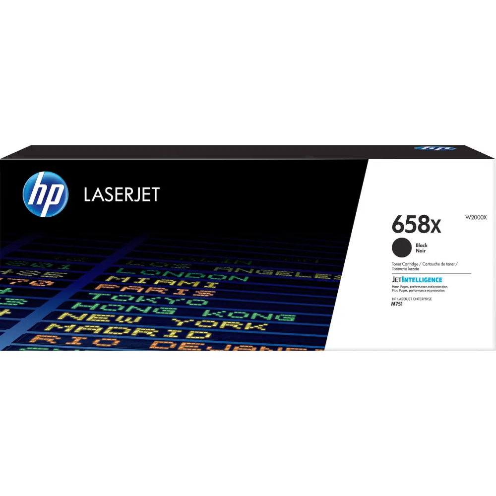 Toner HP 658X Black W2000X - Oryginał, 33000 stron
