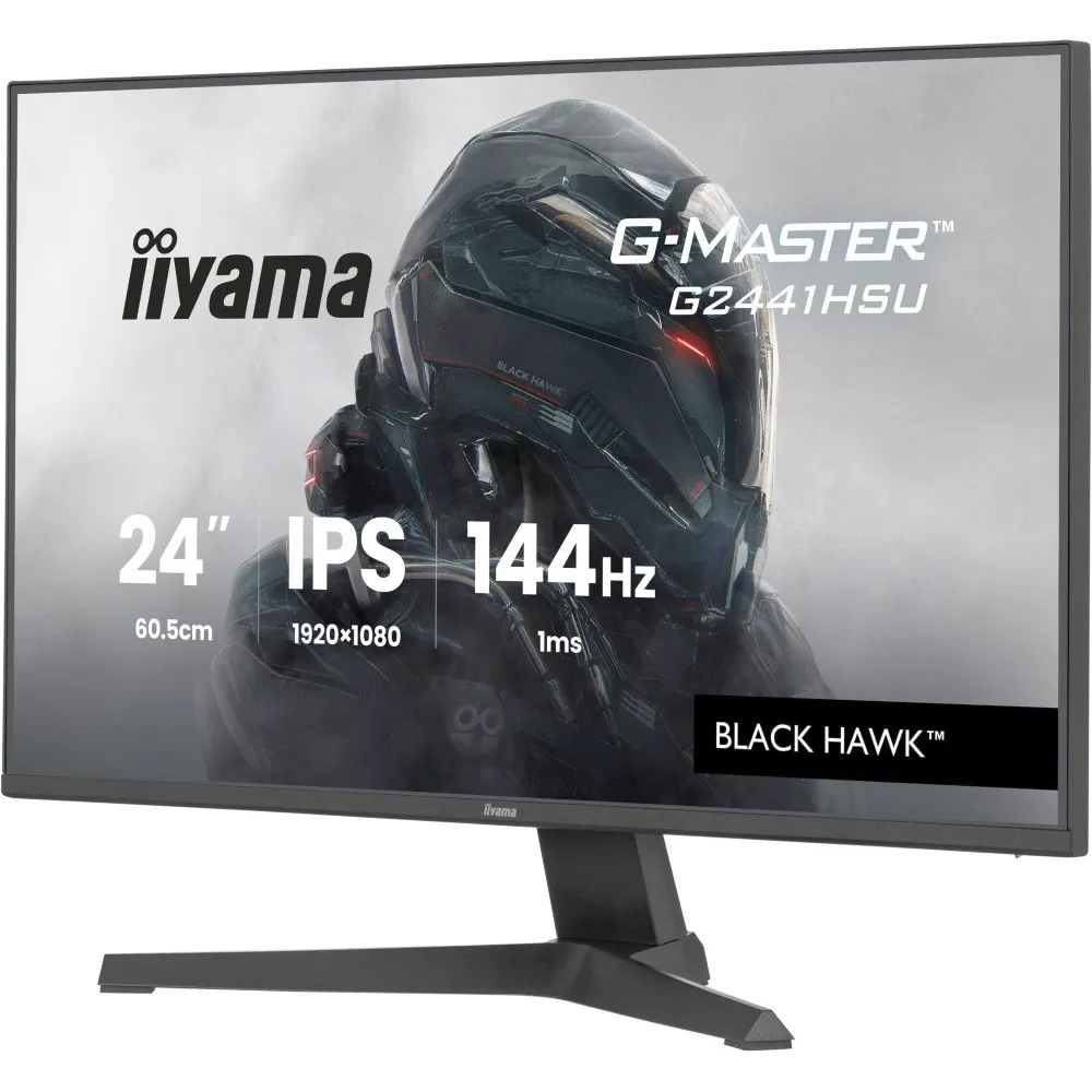 Zdjęcie produktu Monitor iiyama G-MASTER G2441HSU-B1 - 23,8"/1920x1080 (Full HD)/144Hz/IPS/1 ms/Czarny