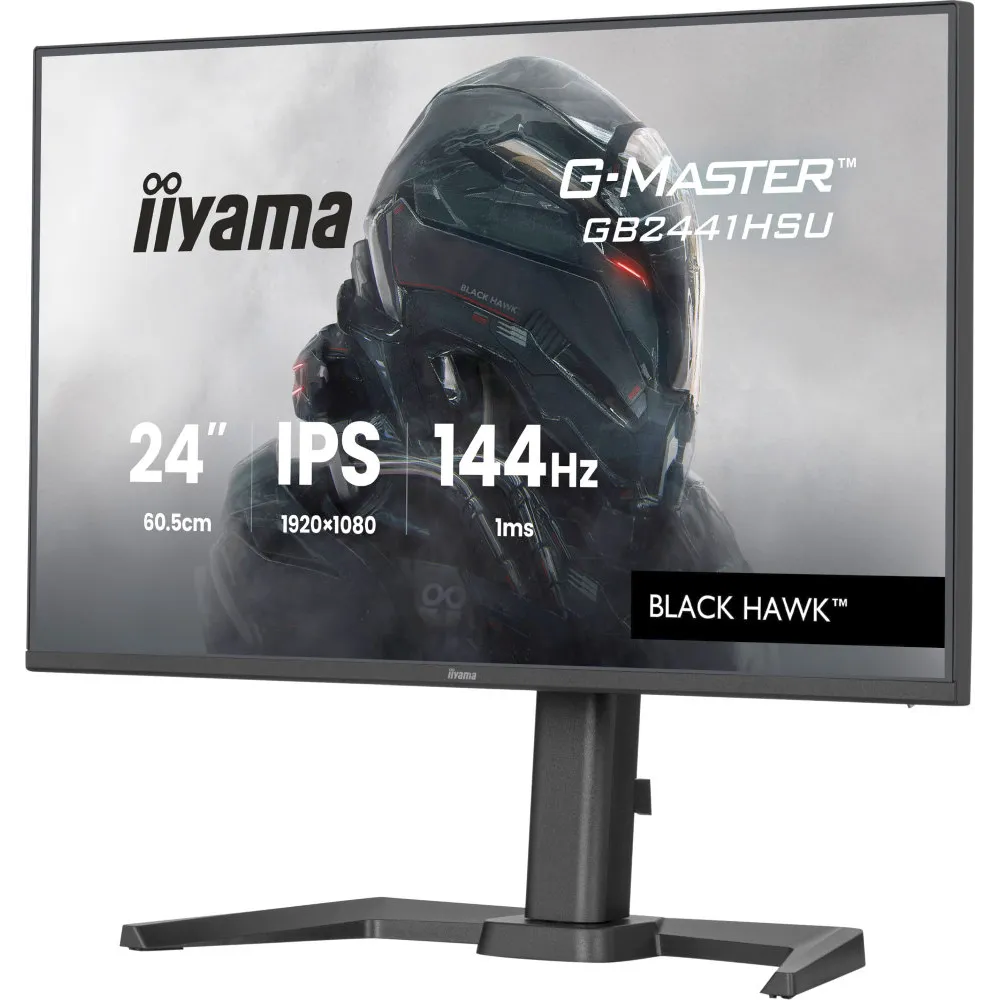 Monitor iiyama G-MASTER GB2441HSU-B1 - 23,8"/1920x1080 (Full HD)/144Hz/IPS/pivot/Czarny - zdjęcie