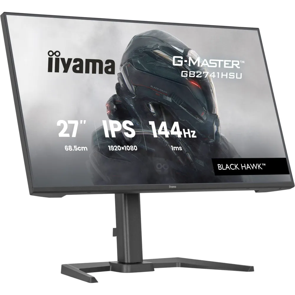 Monitor iiyama G-MASTER GB2741HSU-B1 - 27"/1920x1080 (Full HD)/144Hz/IPS/1 ms/pivot/Czarny - zdjęcie