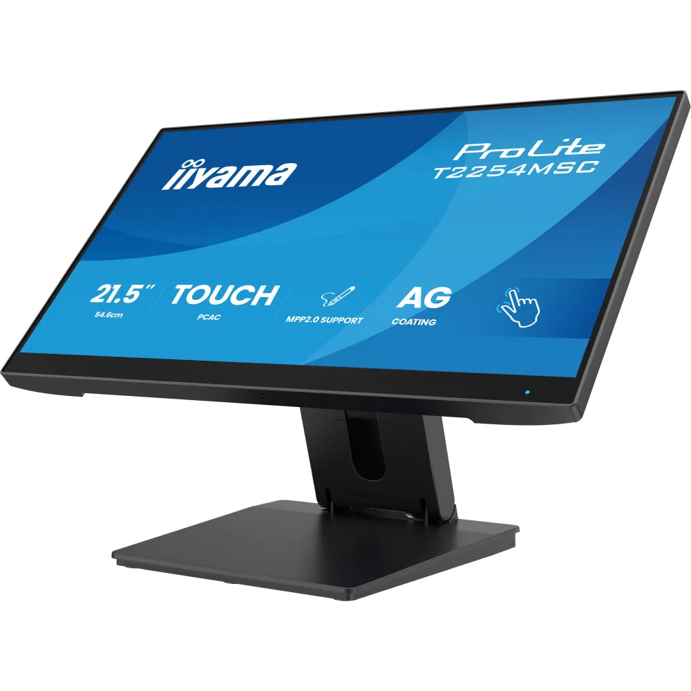 Zdjęcie produktu Monitor iiyama ProLite T2254MSC-B2AG - 21,5"/1920x1080 (Full HD)/100Hz/IPS/4 ms/dotykowy/Czarny