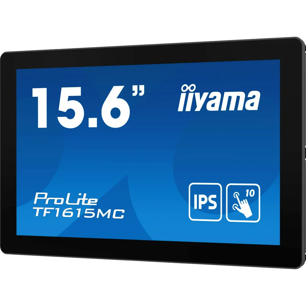 Monitor iiyama ProLite TF1615MC-B1 - 15,6"/1920x1080 (Full HD)/IPS/25 ms/Czarny