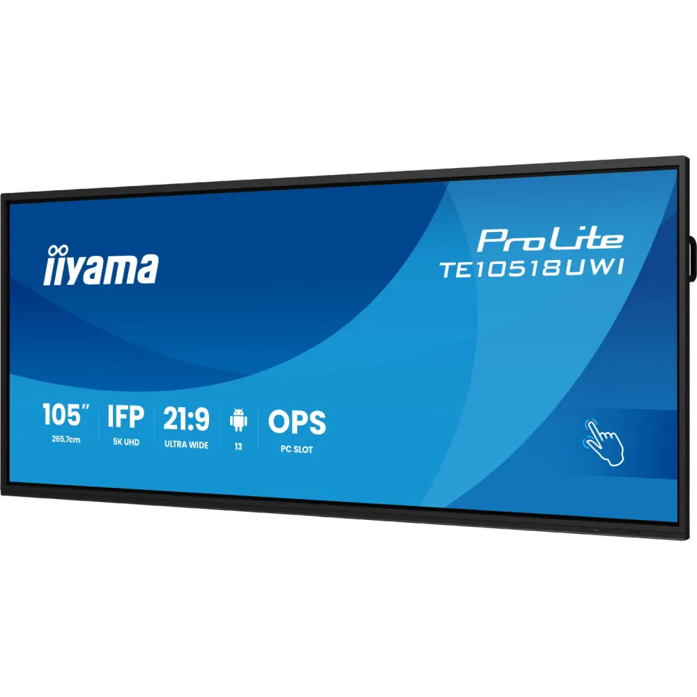 Monitor iiyama ProLite TE10518UWI-B1AG - 104,6"/5120x2160 (UW5K)/21:9/VA/6,5 ms/dotykowy/USB-C/Czarny - zdjęcie
