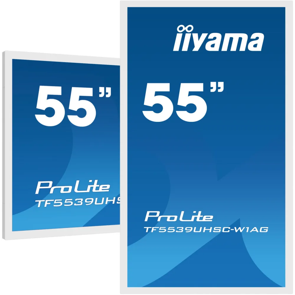Zdjęcie produktu Monitor iiyama ProLite TF5539UHSC-W1AG - 55"/3840x2160 (4K)/60Hz/IPS/8 ms/dotykowy/Biały