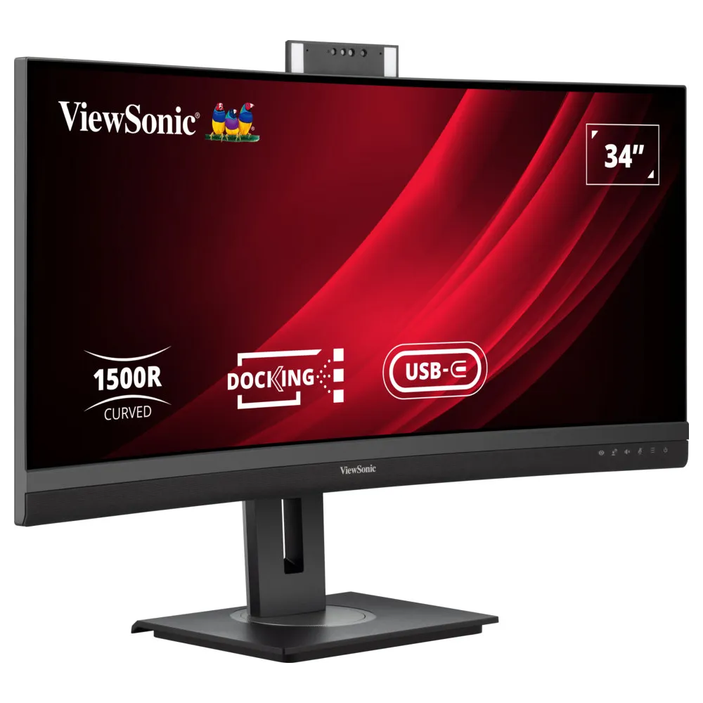 Monitor ViewSonic VG3457CV - 34"/3440x1440 (UWQHD)/100Hz/21:9/zakrzywiony/MVA/5 ms/Czarny
