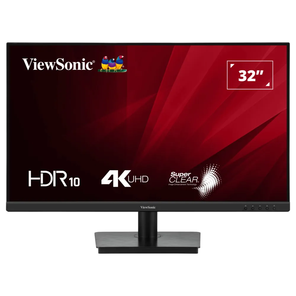 Monitor ViewSonic VA3208-4K-HD - 31,5"/3840x2160 (4K)/60Hz/VA/HDR/4 ms/Czarny