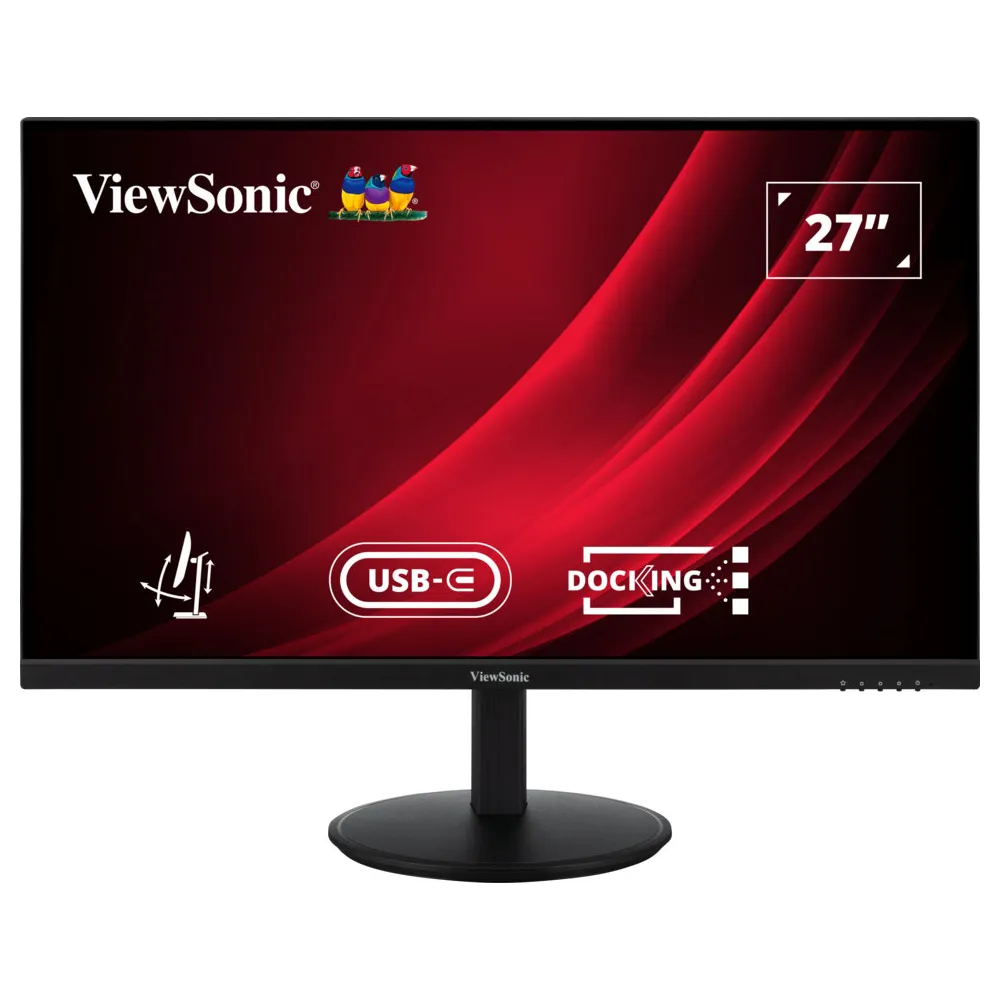 Monitor ViewSonic VG2709U-2K - 27"/2560x1440 (QHD)/100Hz/IPS/HDR/4 ms/pivot/Czarny