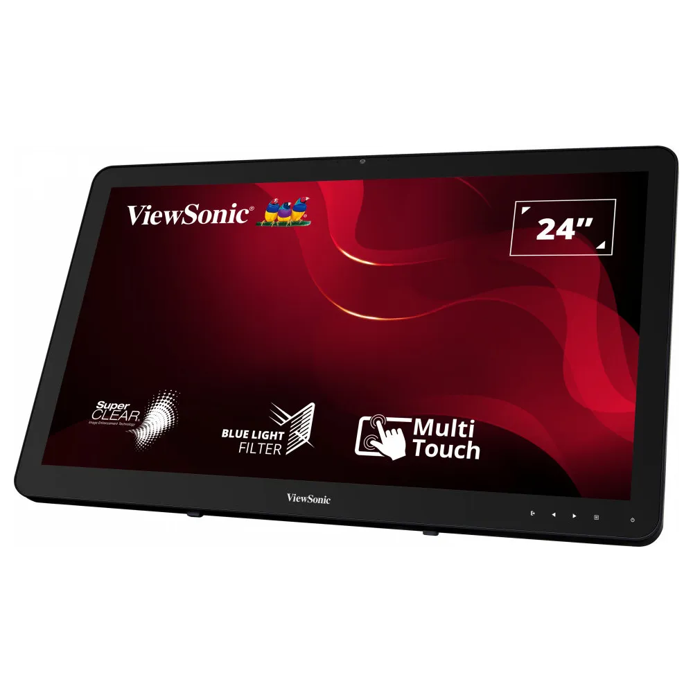 Zdjęcie produktu Monitor ViewSonic TD2430 - 23,8"/1920x1080 (Full HD)/76Hz/VA/10 ms/dotykowy/Czarny