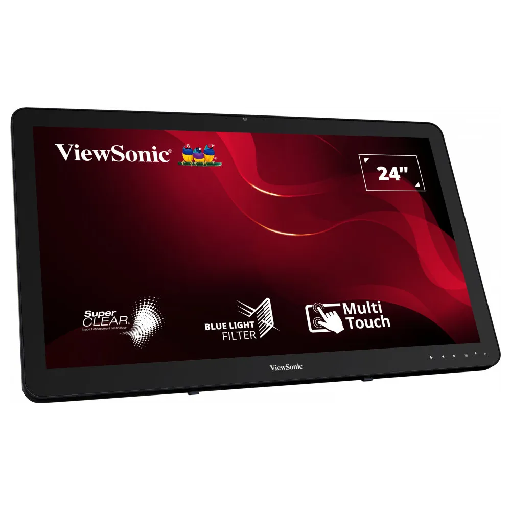 Monitor ViewSonic TD2430 - 23,8"/1920x1080 (Full HD)/76Hz/VA/10 ms/dotykowy/Czarny
