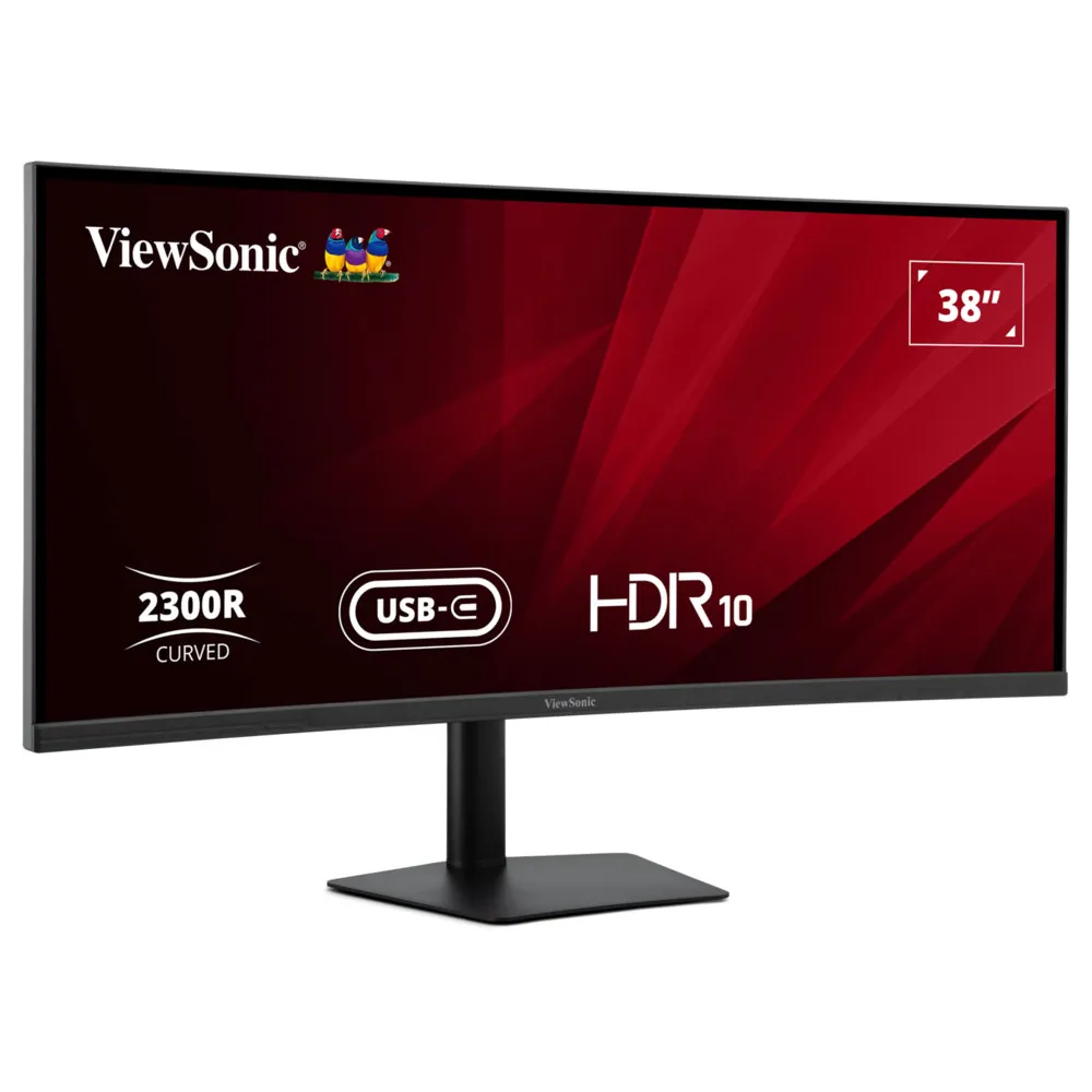 Monitor ViewSonic VA3820C - 38,0"/3840x1600 (UW4K)/75Hz/24:10/zakrzywiony/IPS/HDR/4,785 ms/Czarny