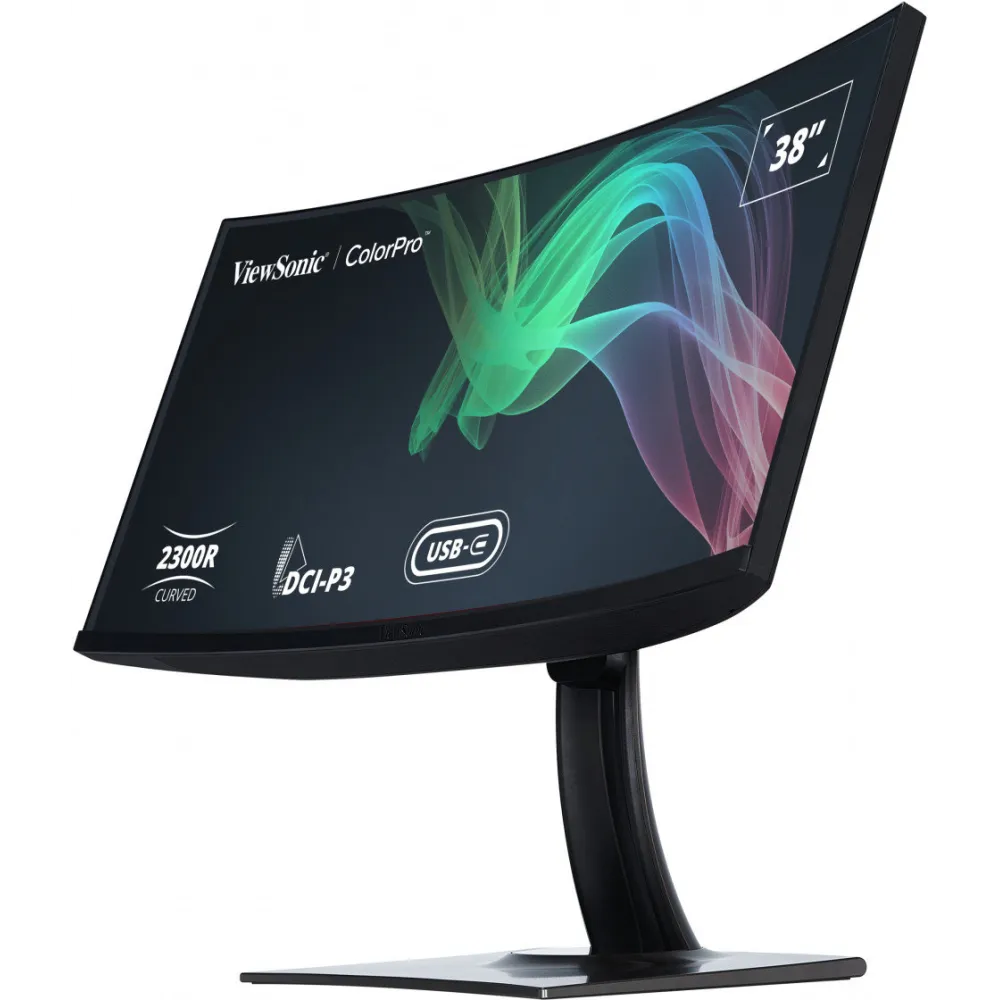 Monitor ViewSonic VP3881A - 37,5"/3840x1600 (UW4K)/60Hz/24:10/zakrzywiony/IPS/HDR/5 ms/Czarny